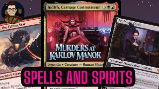 Judith, Carnage Connoisseur / Rakdos Spellslinger with Spirits / Karlov Manor / MtG EDH