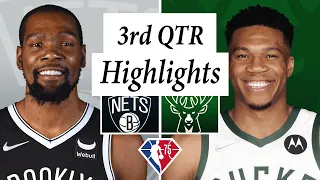 Milwaukee Bucks vs. Brooklyn Nets Full Highlights 3rd QTR | March 31 | 2022 NBA Season