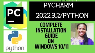 How to Install/Configure PYCHARM 2022.3.2  IDE with Python on Windows 10/11 (64 bit)||COMPLETE GUIDE