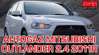 Montaż LPG Mitsubishi Outlander z 2.4 2011r w Energy Gaz Polska na gaz Landi Renzo Omegas