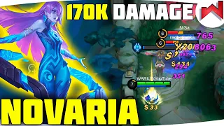 🌟🔥Зря вы перестали ее банить | Новария геймплей Mobile Legends