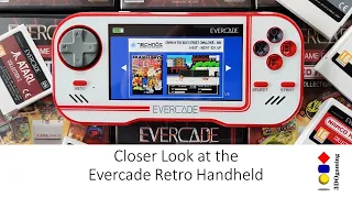 Closer Look at the Evercade Handheld + Gameplay