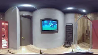 Душевая главной VIP-комнаты клуба ФОНБЕТ на Новом Арбате в 360°