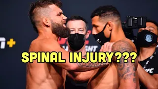 Jeremy Stephens Pushes Drakkar Klose Causing Spinal Injury & Concussion