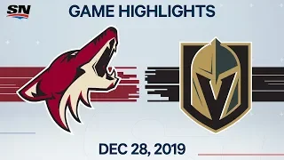 NHL Highlights | Coyotes vs. Golden Knights - Dec. 28, 2019