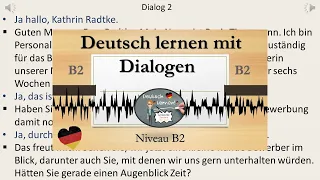 Dialoge B1 - B2 | Deutsch lernen durch hören | 5 |