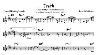 Kamasi Washington - Truth (Bb transcription)