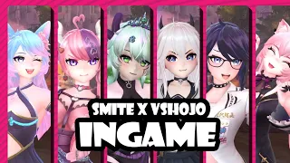 Skins INGAME - SMITE x VSHOJO Crossover