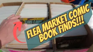 Hunting For Comic Books At An Outdoor Flea Market!