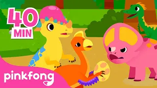 Oviraptor, la Ladrona de Huevos |+Recopilación | Dinosaurios|Pinkfong Cuentos y Canciones Infantiles