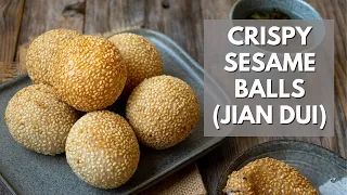 Say YES to these CRISPY Homemade Sesame Balls - Jian Dui (芝麻球)