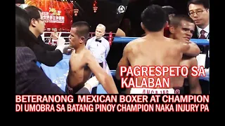 BETERANONG MEXICAN BOXER HINDI UMOBRA SA BATANG PINOY CHAMPION | NAG KA INJURY PA SA BALIKAT