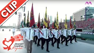 Guard of Honour and Colours Party march in | National Day Parade 2022