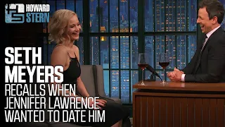 Seth Meyers Responds to Jennifer Lawrence Having a Crush on Him