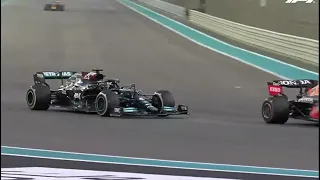 Defensa "Leyenda" de Sergio CHECO Pérez VS Lewis Hamilton | Gran Premio de Abu Dhabi  2021 | Prt. 3