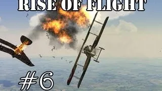 Rise of Flight завершающая тренировочная миссия #6