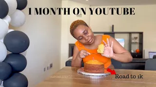 Celebrating 1 Month of Consistency on YouTube | Road to 1k Subscribers