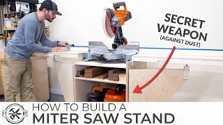 ULTIMATE DIY Miter Saw Stand | How to Build