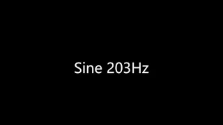 Sine 203Hz Audio Only