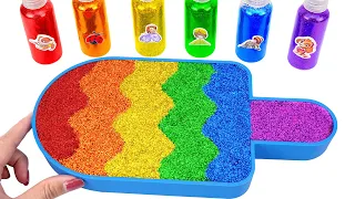 Satisfying Video l Mixing All My Slime Smoothie INTO Making Candy Bathtub AND Ball Cutting ASMR