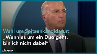 Rüdiger Lucassen vor Beginn des 12. AfD-Bundesparteitags zur mögliche Wahl der Spitzenkandidatur