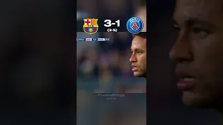 FC Barcelona Vs PSG 16/17 UCL Round 16 2nd Leg #highlights #youtubeshorts #football ~la remontada