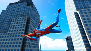 GTA 5 Ragdolls SPIDERMAN Jumps/Fails in 4K 60FPS # (Euphoria Physics)