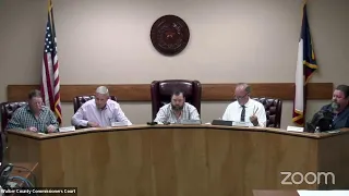 Walker County Commissioners Court Regular Session March 25, 2024