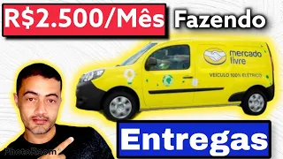 COMO SER ENTREGADOR DO MERCADO LIVRE. Como ganhar dinheiro R$2.500/mês fazendo entrega.