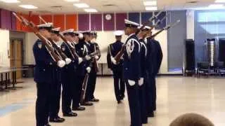 U.S Coast Guard Honor Guard (silent drill team performance)