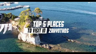 Top 5 Places you MUST Visit in Zakynthos! 2022 Drone 4K!