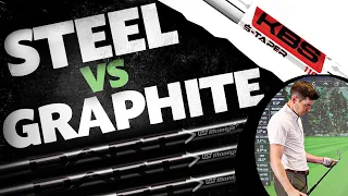 Steel vs. Graphite iron shaft test // I did not expect this!
