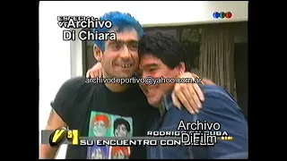 Rodrigo Bueno y Diego Maradona en Cuba 2000 V-03520 DiFilm