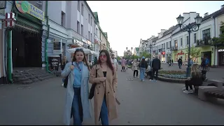 Belarus: Brest walking tour 4K.