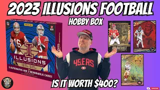 🚨HOBBY BOX RIP🚨 2023 ILLUSIONS FOOTBALL … IS IT WORTH $400💰⁉️