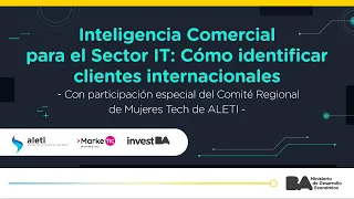 Capacitación Virtual | Inteligencia Comercial Sector IT: Cómo identificar clientes internacionales