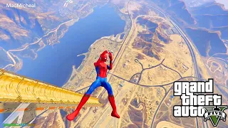 GTA 5 Epic Ragdolls & Crazy Mega Ramp Spiderman Compilations