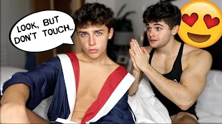 YOU CAN LOOK, BUT YOU CAN'T TOUCH PRANK ON FIANCE (Gay Couple Edition)