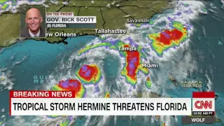 Tropical Storm Hermine threatens Florida