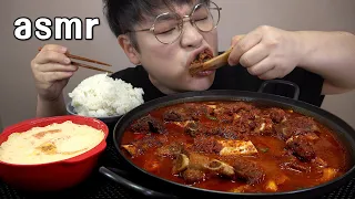 먹방창배tv 정말매운 동인동매운찜갈비 계란찜으로 진압 뜯는재미 레전드먹방 Spicy braised short ribs mukbang Legend koreanfood asmr