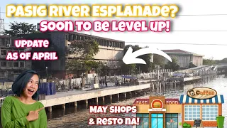 SOON TO BE DOUBLE DECKER RIVER PARK PLUS SHOPS & RESTO! PASIG RIVER ESPLANADE PHASE 2!