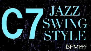 C Mixolydian (C7) Jazz Backing Track - Swing Style