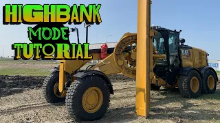 Putting your grader into "Highbank" mode tutorial