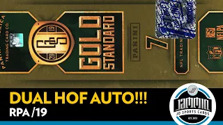 2019 Gold Standard Football First Off The Line Box Break | DUAL HOF AUTO!!!