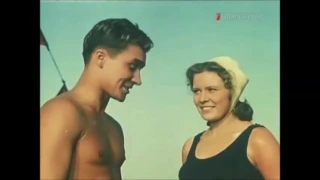 Спортивная честь (1951).  Отрывок.  На водной станции.