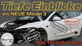 Model 3 Highland- Das ist NEU unter dem Blech! Und diese eine Sache... 😳#tesla #model3 #technical