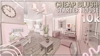 BLOXBURG: Cheap Blush Starter || House build 10k ♡