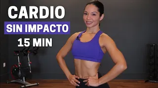 Cardio sin Saltos para Perder Peso Rápido | ADELGAZAR RAPIDO EN CASA | 15 Minutos