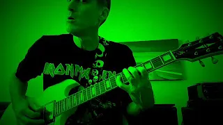 Iron Maiden:  Number of the Beast cover guitar