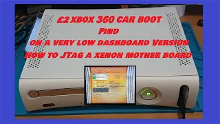 How to Jtag a Xenon motherboard .Xbox 360 dash 6717 £2 Carboot find :)